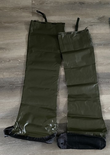 Green hip waders moose - by,