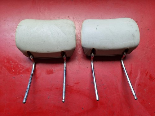 Rear headrest leather suede - 2x,