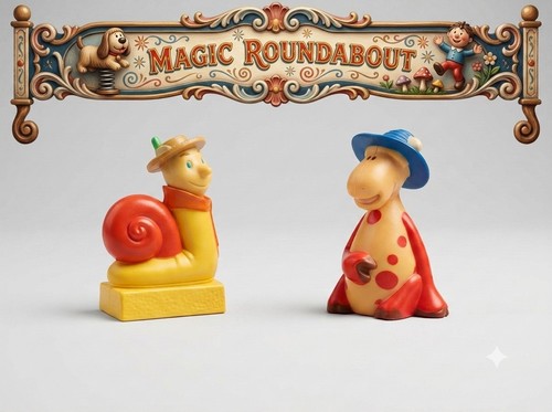 Vintage magic roundabout - vintage,