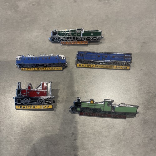 Railway themed badges - 5, enamel