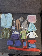 Vintage 1970’s Sindy Pedigree Dolls Clothes Bundle Some Tlc some home made knit
