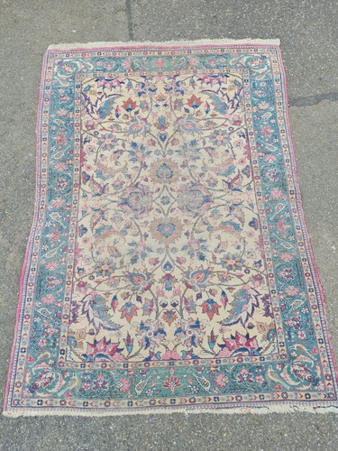 Antique keshan carpet - antique,