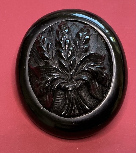 Antique whitby jet - antique, chunky