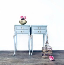 Baby Blue Vintage Bedside