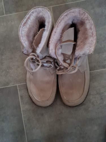 Ladies beige and rose - and,