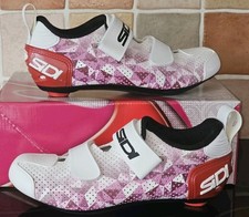 SIDI T-5AIR CARBON TRIATHLON WOMENS CYCLING SHOES SIZE EUR39 FANTASTIC CONDITION