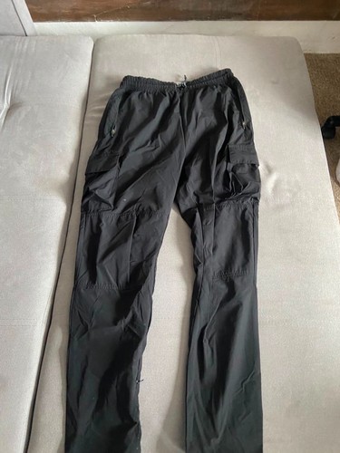 Mercier black cargo trousers