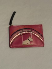 Radley London Wooden Swing Coin Purse Card Holder 