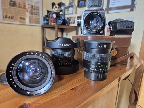 Kiev camera with vega 90mm - vega,
