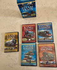 Classic Steam Train x 5 DVDs