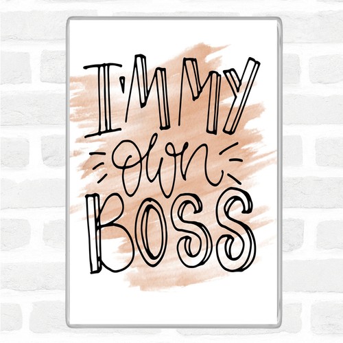 Watercolour own boss - watercolour, i'm