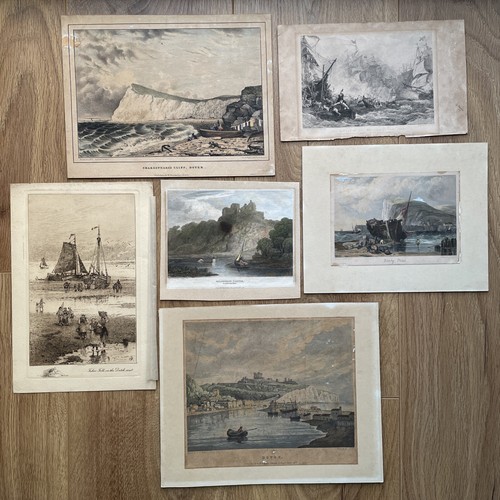 Antique engravings tall ships - engravings,