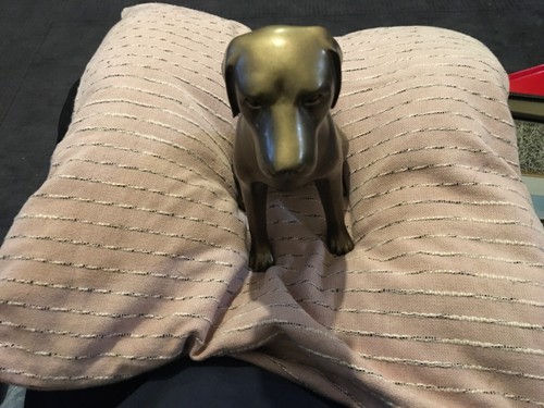 Vintage resin dog - resin, 23