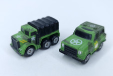 Micro Machines Army Vehicle Car Miniature Vintage Galoob 1980s Bundle Lot