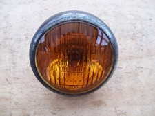 Classic Car Halfords Chrome Bezel with Westinghouse Amber 12v  Fog Light