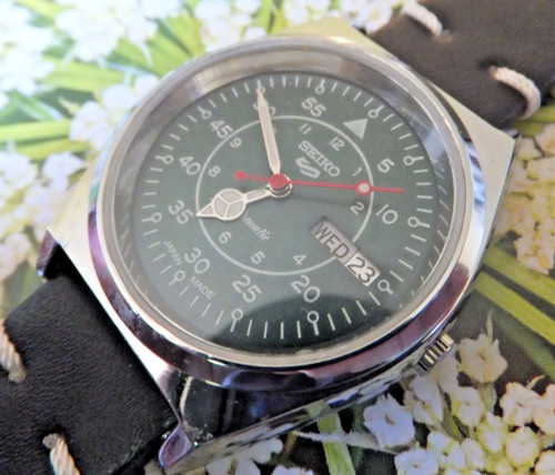 Seiko bottle green fleiger - bottle, "fleiger