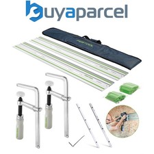 Festool FS 1400/2-KP-Set 2 x 1400mm Guide Rails + FSV/2 + FSZ 120 Clamps + Bag