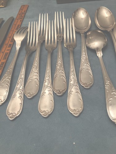 18pc vintage silverplate - 18pc,