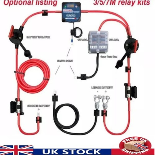 Battery split charge relay - battery,