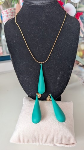 Jewellery set green - jewellery, gold