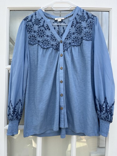White stuff broderie blouse - white,