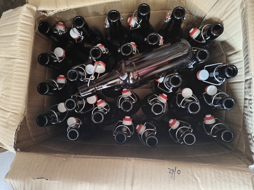 Used brown glass - 29,