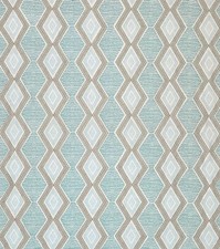Nina Campbell, Belle Ile, Aqua, W140cm x L130cm, RRP £114 p/m