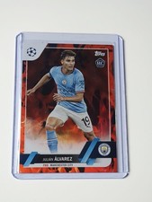 Topps UCC 2022 Julian Alvarez Manchester City Rookie RC Inferno Foil