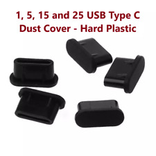 5, 15, 25 x USB Type C Dust Cover Protector for Samsung, iPhone 16+ (UK Stock)