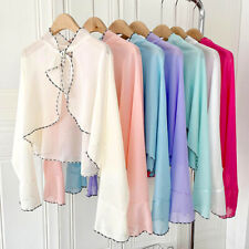 Women Sheer Chiffon Long