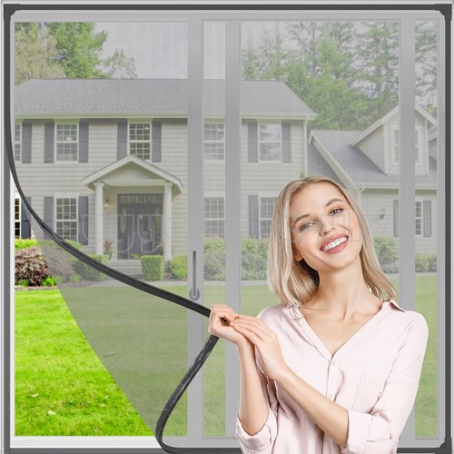Magnetic window insect screen - window,