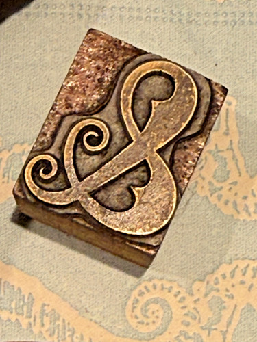 Antique copper letterpress - antique,