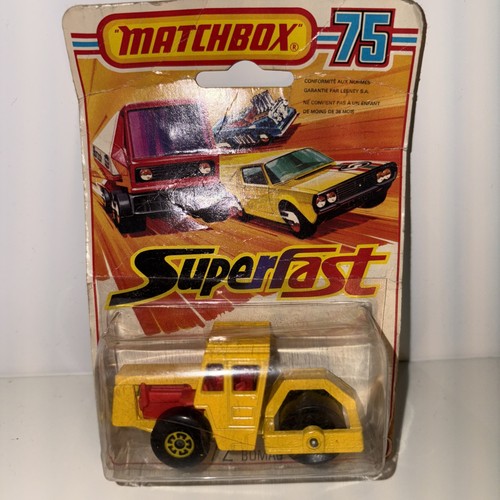 Matchbox bomag road roller - road,