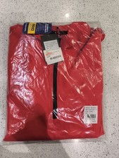 PROJOB 2128 HALF ZIP SWEATSHIRT RED MEDIUM