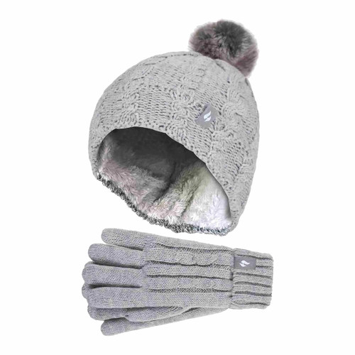 Girls cable bobble - girls,