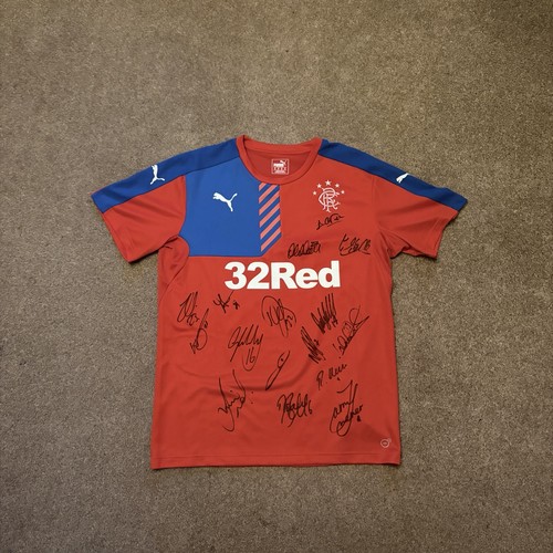 Signed rangers shirt from the - rangers,