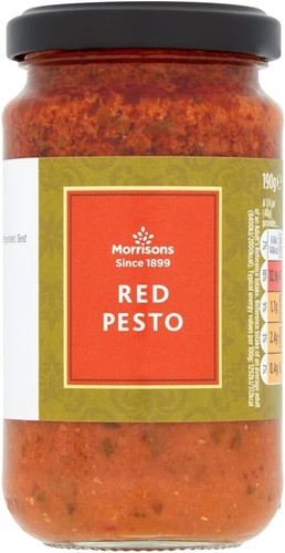 Morrisons red pesto 190 - morrisons,