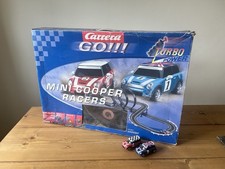 Carrera Go! Mini Cooper Racers Slot Car Racing Track Set Turbo Power Boxed