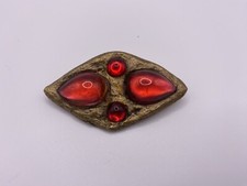 vintage brooch By French Artist Yvonne Tindas 