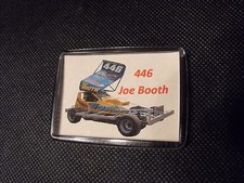 Joe Booth 446 Brisca stock car badge NEW LOWER PRICE