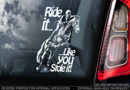 Horse car window sticker - window,