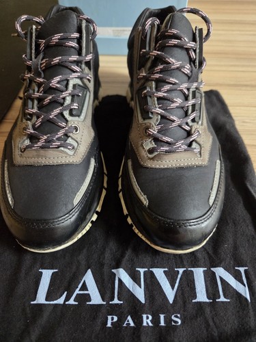 Lanvin men leather suede - lanvin, &