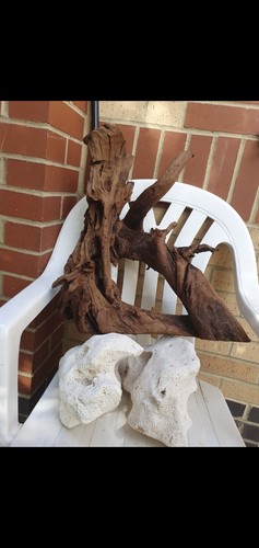 Aquarium wood rocks - &,