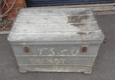 Vintage capecraft metal trunk - capecraft,