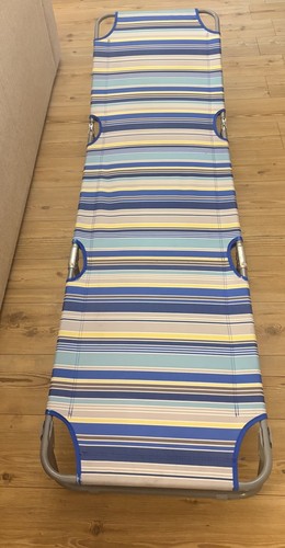 Folding blue striped - folding, sun