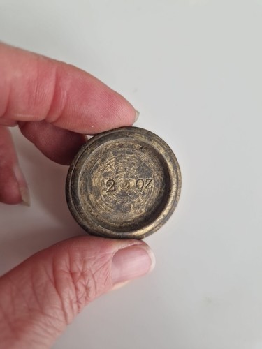 Vintage two ounce brass - ounce,