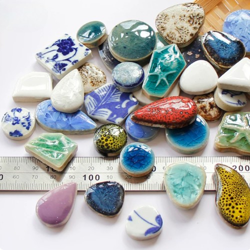 100g round mosaic tiles - 100g,