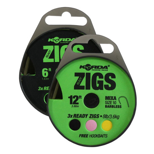 Korda zig rigs - rigs, tied