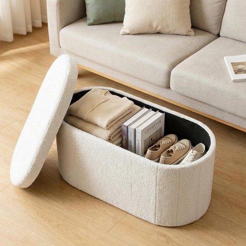 Folding storage ottoman bench - ottoman,