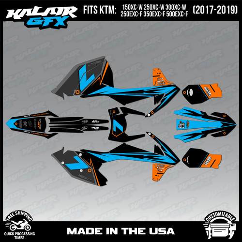 Graphics kit for - for, ktm